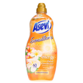 Asevi Sensations Laundry Conditioner, Energy 1.32L, 60 Washes - Concentrated Liquid Fabric Softener
