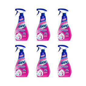 Asevi Stain Stain Remover for Clothes, 750ml, Pink - Pack of 6