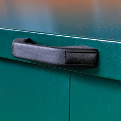 ASGARD Maxess Access Pro Electric ready all metal bike shed in green ...