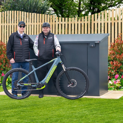 ASGARD Maxess Access pro electric ready bike shed with lift up roof ...