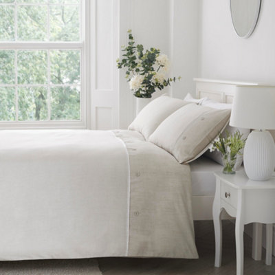 Ashbury Lace Trimmed Duvet Cover Set 