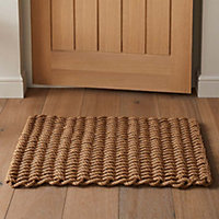 Ashden Beige Braided Polypropelyne Outdoor Doormat 75 x 45cm