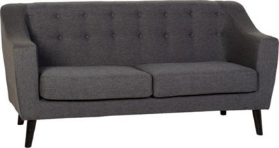 Ashley 3 Seater Sofa Upholstered in Grey Fabric 2 Man Del