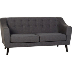 Ashley 3 Seater Sofa Upholstered in Grey Fabric 2 Man Del