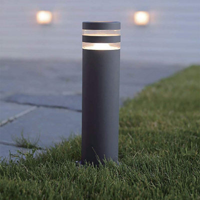 ASHLEY - CGC Dark Grey Anthracite Outdoor Garden Post Pathway Light