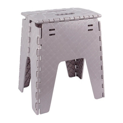 Ashley Folding Step Stool - 26cm x 34.5cm x 38.5cm - Yellow