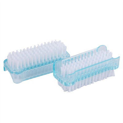 Ashley - Nail Cleaning Brush Set - 2pc - Turquoise