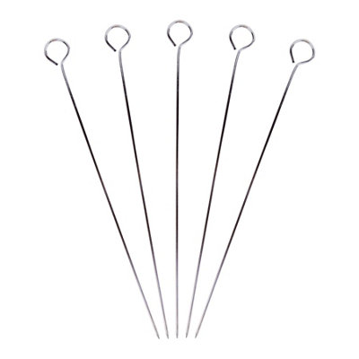 Ashley - Stainless Steel BBQ Skewers - 29.5cm - Silver - Pack of 5