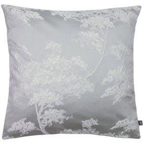 Ashley Wilde Japonica Large Satin Jacquard Tree Patterned Polyester Filled Cushion