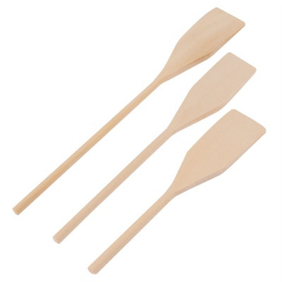 Ashley - Wooden Kitchen Spatula Set - 3pc - 3 Sizes