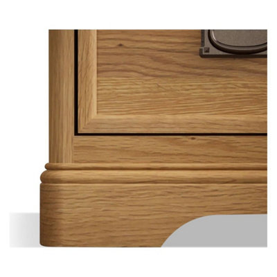 Ashton Solid Oak Glazed Display Cabinet