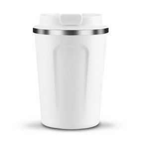 Asobu Cafe Compact Vacuum Insulated Travel Mug 384ml White