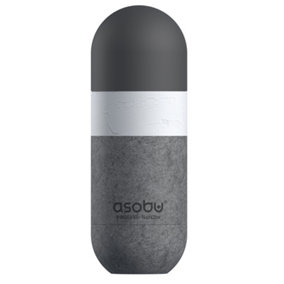 Asobu Orb Stainless Steel Insulated Water Bottle Concrete 400ml