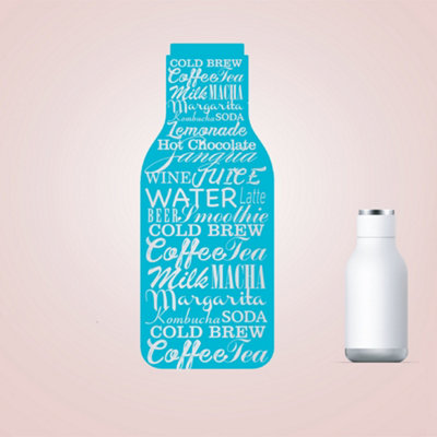 Asobu Urban Insulated & Double Walled Stainless Steel Bottle White 473ml
