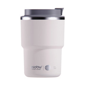 Asobu Vacuum Insulated Stainless Steel Exterior Coffee Express 355ml White