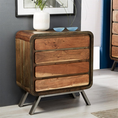 Aspect Modern 4 Drawer Wide Chest