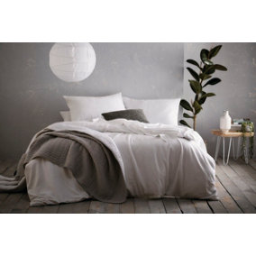 Aspect Single Cotton/Linen Duvet Cover and Pillowcase