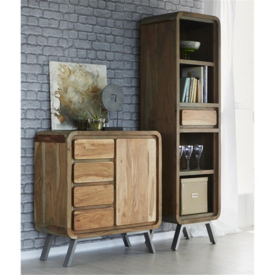 Aspect Stylish Modern Narrow Bookcase