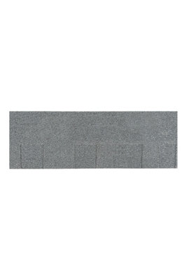 Asphalt Roof Shingle, Bitumen Roofing Tiles on Eaves,Rectangular,Grey,14 Pcs 2 m²