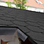 Asphalt Roof Shingle Garden Bitumen Roofing Shingles 2.61sqm Self Adhesive Shed Roof Tiles,Semicircle,Cloud lime,18pcs