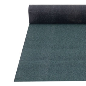 Asphalt Roofing Felt Bitumen Cover for Houses & Sheds in Green 500cm(L) x 100cm(W)/Roll