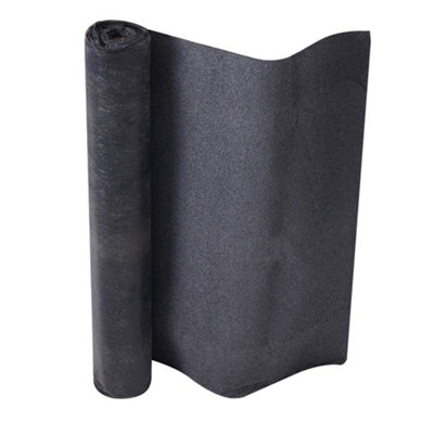 Asphalt Roofing Felt Bitumen Cover for Houses & Sheds in Grey 500cm(L) x 100cm(W)/Roll