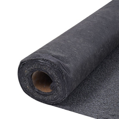 Asphalt Roofing Felt Bitumen Cover for Houses & Sheds in Grey 500cm(L) x 100cm(W)/Roll