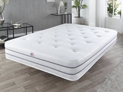 Aspire 1000 Tufted Cool Pocket+ Mattress Size King Size DIY at B&Q