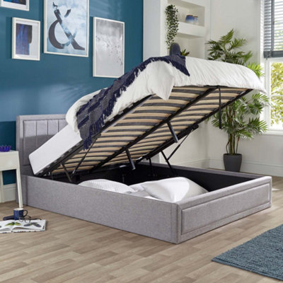 Quilted ottoman bed discount