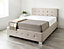Aspire End Lift Ottoman Storage Bed Small Double, Beige Linen
