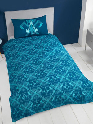 Assassin's Creed Valhalla Single Duvet Cover and Pillowcase Set