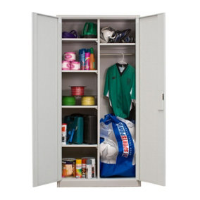 B&q plastic deals storage cupboard