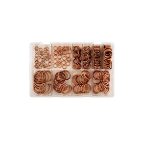 Assorted Copper Compression Washers Box Qty 250 Connect 31885