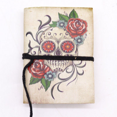 Assorted Gothic Notebooks 7x10cm - Elegant Dark Aesthetic Collection