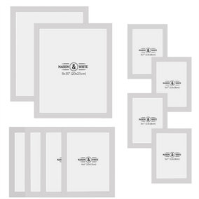 Assorted Photo Frames - Set of 10 White