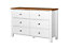 Astbury 6 Drawer Bedroom Cabinet Chest of Drawers White and Oak