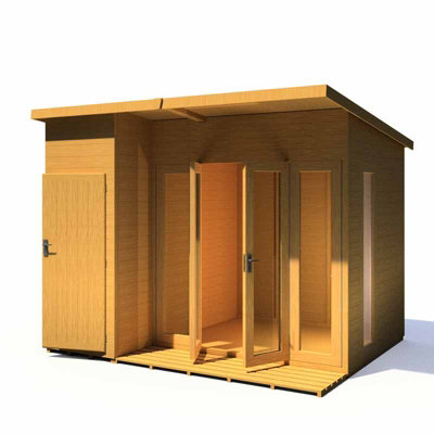 Aster 10 x 8 Feet Summerhouse - L262.5 x W317.4 x H217 cm - 3