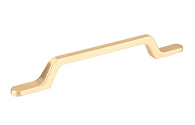 ASTER - kitchen, bedroom and office cabinet door handle - 128mm, brushed gold