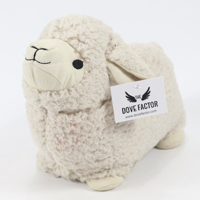 Aster The Sheep Soft Weighted Fabric Door Stop