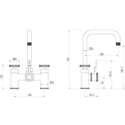Astini 3-in-1 Boiling Hot Water Kitchen Tap with Tank, Brass, Deck-Mounted, Swivel Spout, 15-Year Guarantee