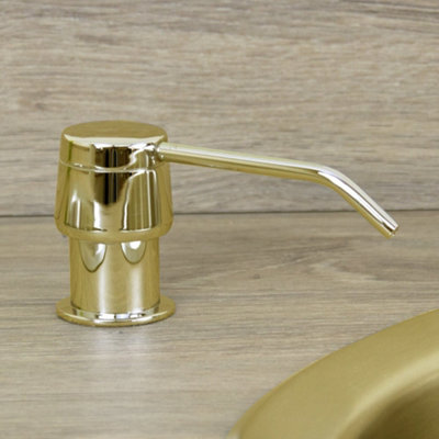 Astini English Gold 270ml Integrated Kitchen Sink Soap Dispenser