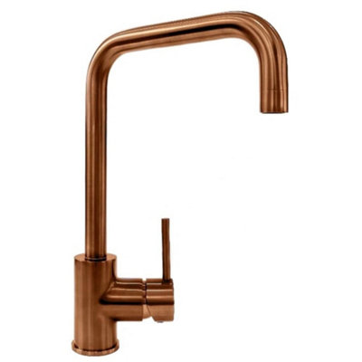 Astini Enzo Brushed Stainless Steel Copper Kitchen Sink Mixer Tap