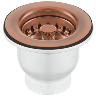 Astini, RAK, Rangemaster, Caple 65mm Copper Sink Strainer Waste MBSWSS85-90