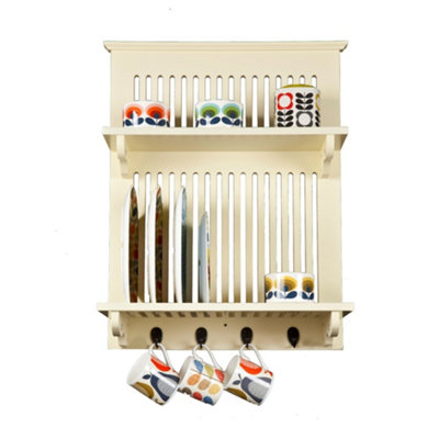 Wall mounted plate rack argos hot sale