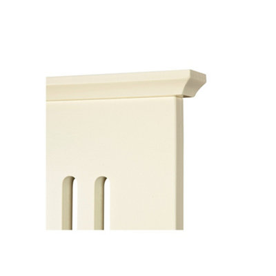Aston Buttermilk / Cream Wooden Kitchen Plate Rack, Wall mounted Shelf ...