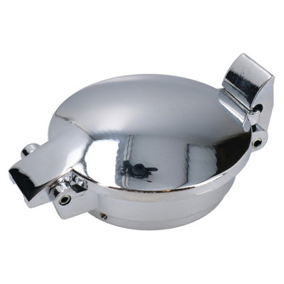 Aston Style Fuel Cap Classic Spring Loaded Fuel Filler Petrol Cover Chrome