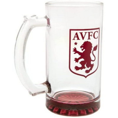 Aston Villa FC Crest Stein Clear/Claret Red (One Size)