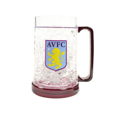 Aston Villa FC Freezer Tankard Claret Red/Sky Blue (One Size)