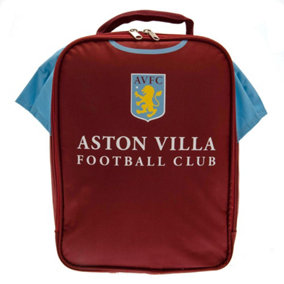 Aston Villa FC Lunch Bag Claret Red/Blue/White (One Size)