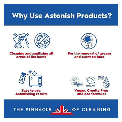 Astonish 3 in 1 Multi-Purpose Super Concentrated Disinfectant, Linen Fresh, 300ml